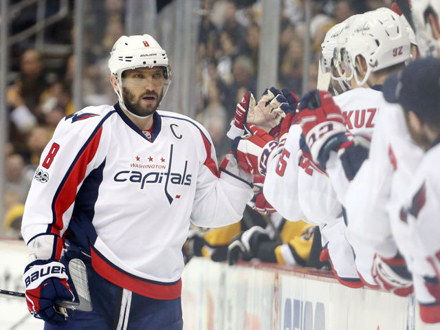 Caps, Pens, Blackhawks, Sharks receiving best odds to win Stanley Cup