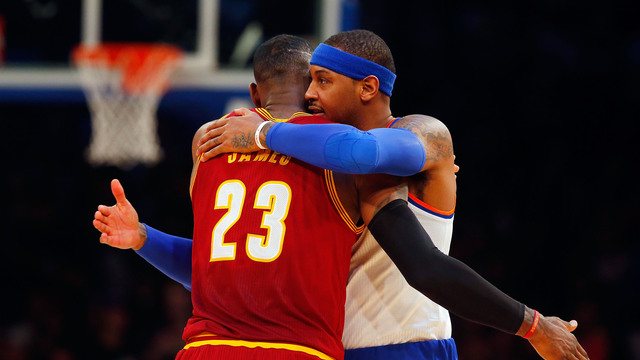 Report: LeBron pushing Cavs front office to acquire Carmelo