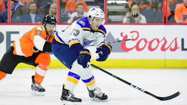 Watch: Kenny Agostino buries breakaway goal in Blues debut