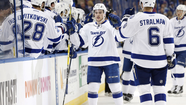 Watch: Drouin goes end-to-end, beats Budaj top shelf