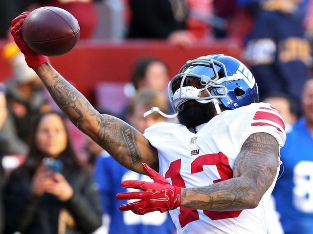Watch: Beckham makes yet another 1-handed grab, this time in warmups