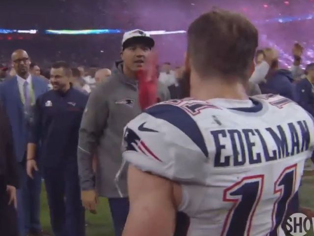 Edelman to press during SB-winning TD review: 'Get the f--k…