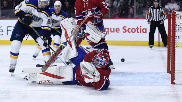 Watch: Montoya blows a tire, gifts Blues with easy goal