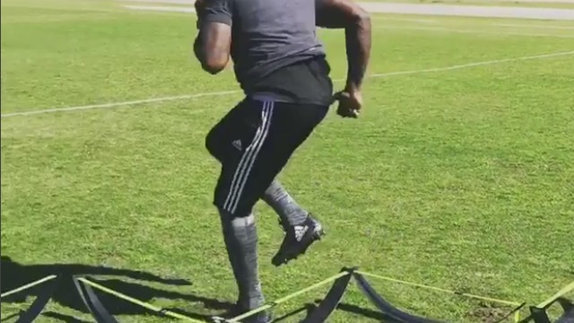 Josh Gordon shows off foot speed in 1st workout footage since rehab