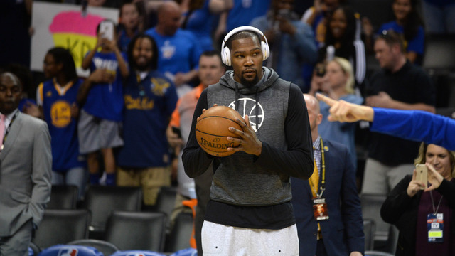 Durant sits out Game 2 with calf injury
