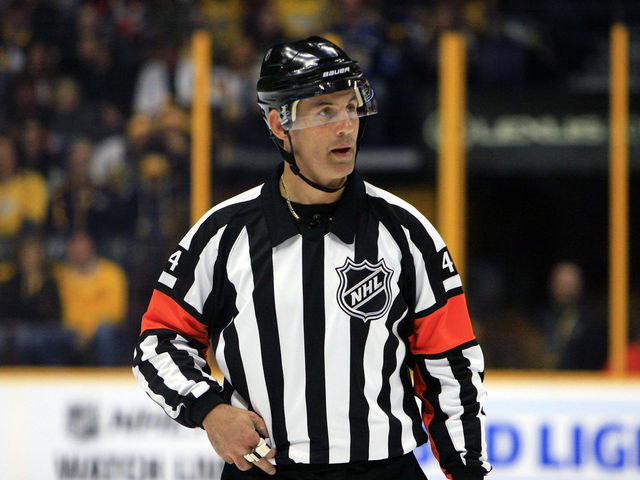Watch: Referee delivers oddly emphatic penalty call for 'fighting!'