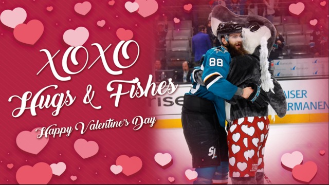 Sharks' Valentine's Day cards perfect for that special someone