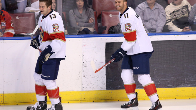 Watch: Huberdeau scores from inside the net