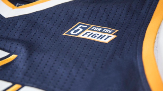 Jazz land jersey sponsorship with Qualtrics' cancer charity