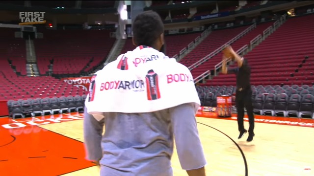 Harden after Stephen A. Smith misses every shot: 'Stick to your day job'