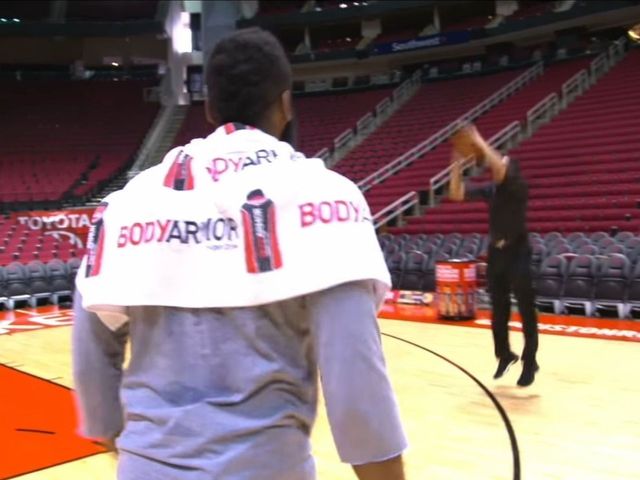Harden after Stephen A. Smith misses every shot: 'Stick to your day job'