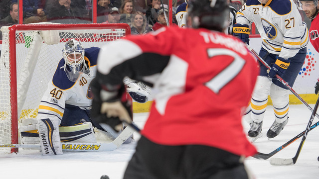 Sabres' Lehner continues dominance over Senators