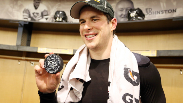 Listen: Lange delivers with call of Crosby's 1,000th point