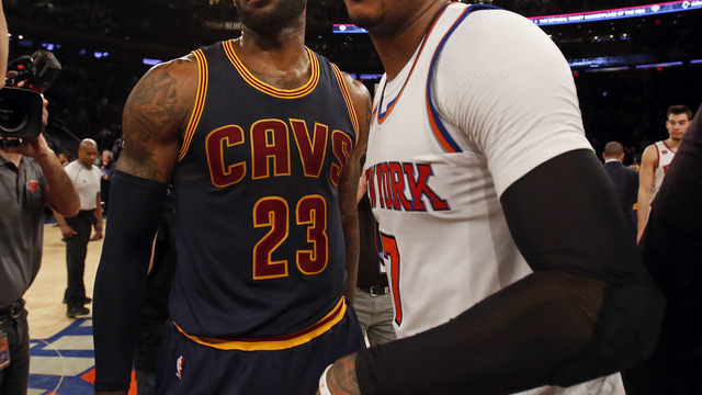 LeBron, Melo skip All-Star Media Day