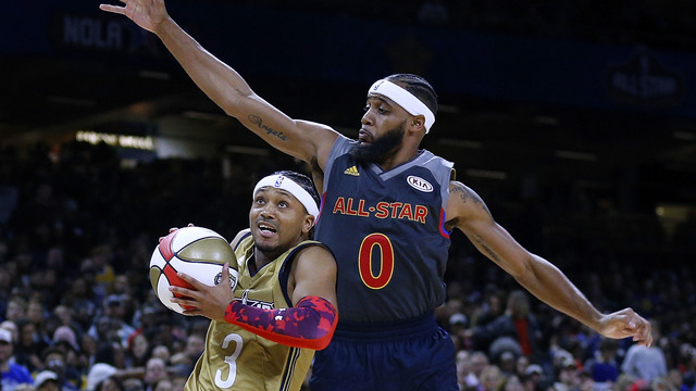 Watch: All-Star celebs partake in mid-game Mannequin Challenge
