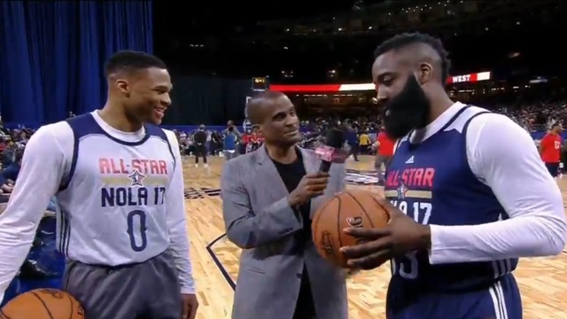 Watch: Westbrook, Harden make NBA MVP cases ... for each other