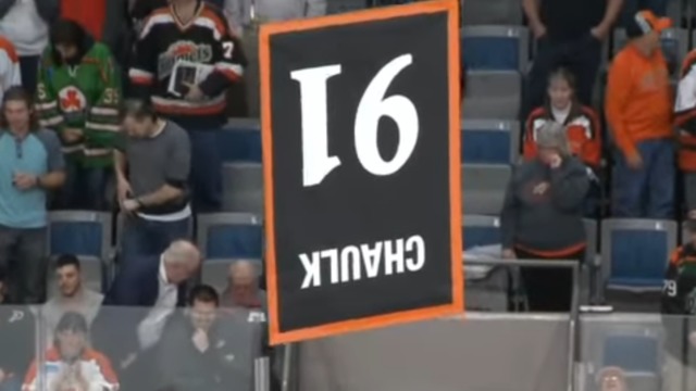 ECHL club turns concept of banner ceremony on its head