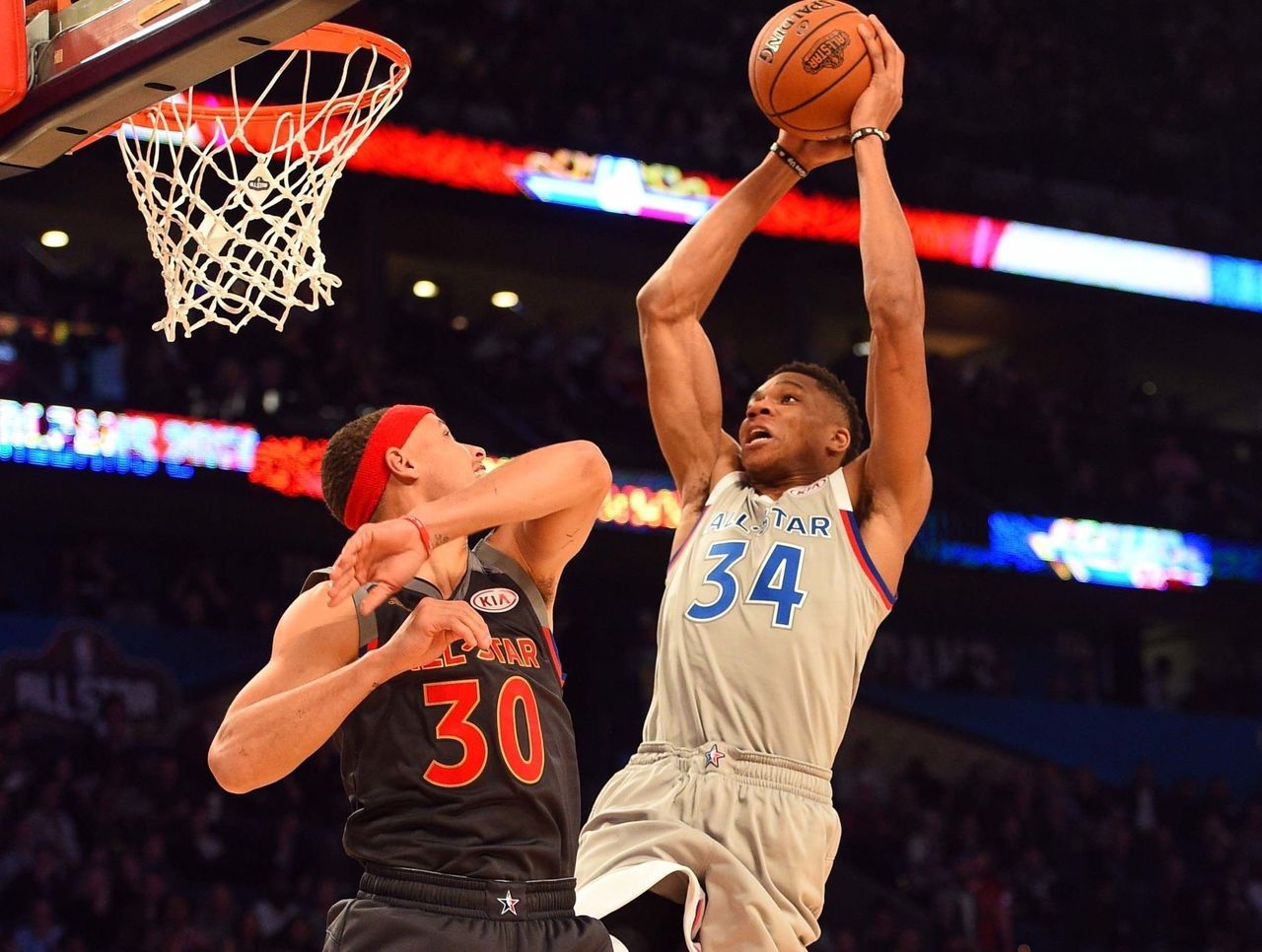 Curry giannis dunk Clearance