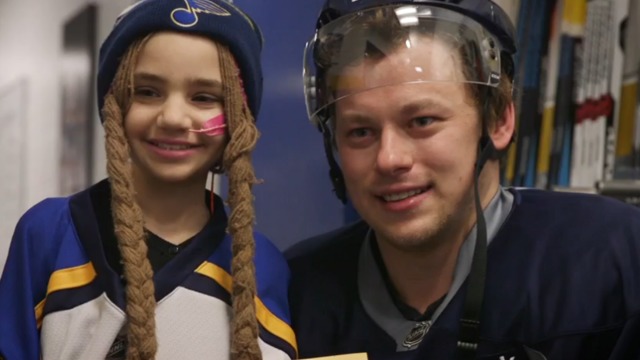 Watch: Tarasenko, Blues give young fan incredible birthday surprise