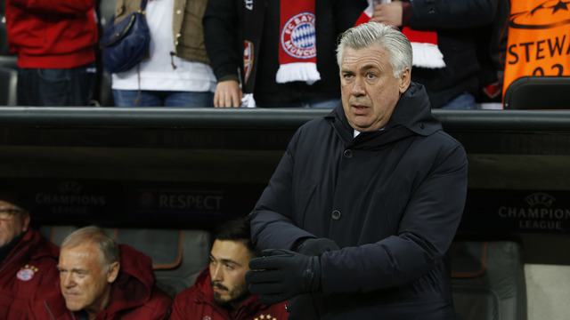Bayern manager Ancelotti avoids ban for middle-finger gesture