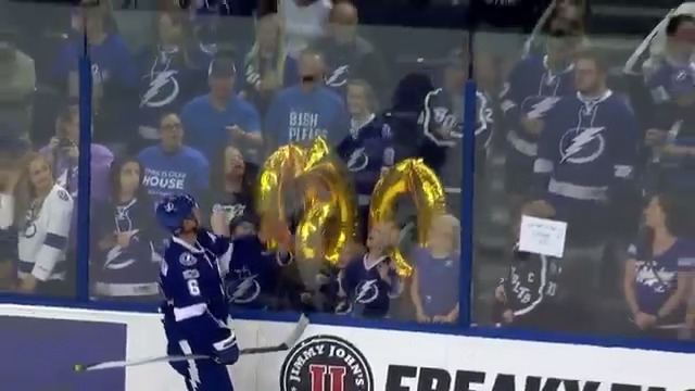 Stralman teases his kids during 600th career game