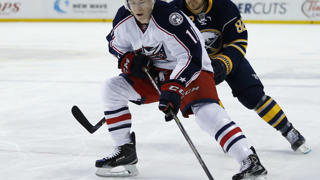 Blue Jackets' Calvert week to week with oblique strain