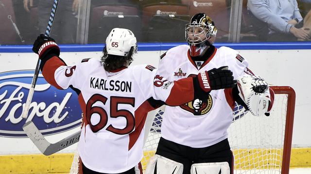 Senators score important win over Panthers behind Anderson's 37 saves