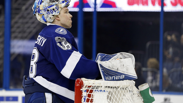 Vasilevskiy thriving since taking over Lightning net