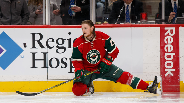Watch: Ryan White nets 2nd goal since trade to Wild