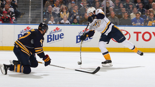 Watch: Scorching-hot Forsberg caps Preds' comeback over Sabres in OT