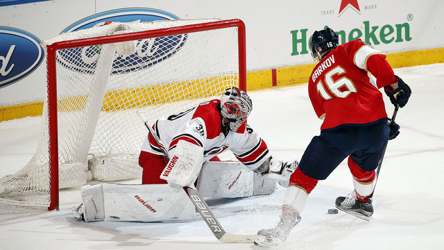 Watch: After being dangled by Barkov in shootout, Ward exacts revenge on Trocheck
