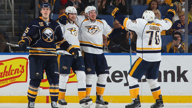 Watch: Subban won't touch red-hot Forsberg in celebration
