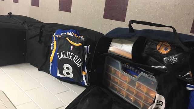 Calderon's Warriors jersey exists as collector's item