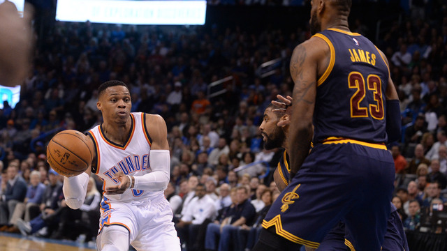 LeBron, Russ named Players of the Month