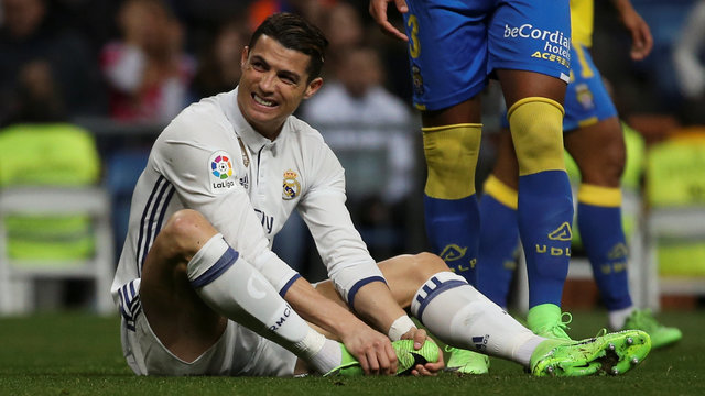 Ronaldo trains alone ahead of Eibar clash