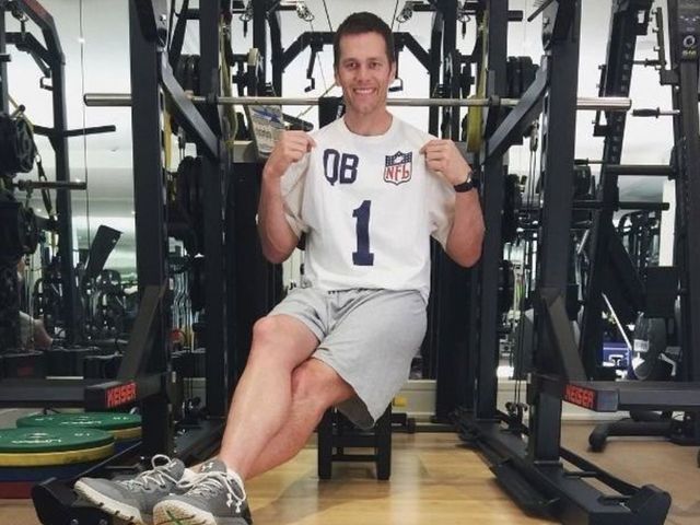 Brady shares inspirational photo of combine attire, poor scouting report