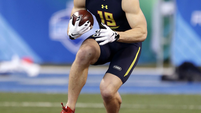 McCaffrey continues stellar combine by lighting up 3-cone drill
