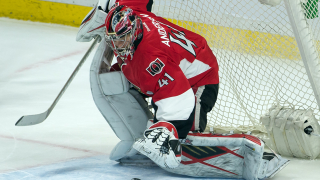 Senators' Anderson has been best in NHL since return