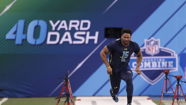 Watch: Potential No.1 pick Garrett runs blistering 40-yard dash time