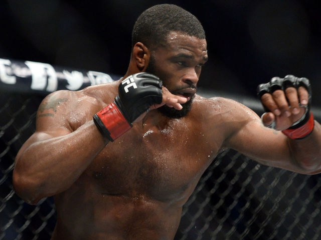 Woodley teases potential fight at UFC 219; brass mulling Diaz as opponent