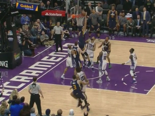 Gobert tips in miss to sink Kings at OT buzzer