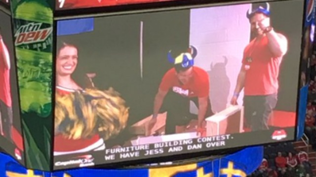 Capitals fans assemble furniture on Swedish Heritage Night