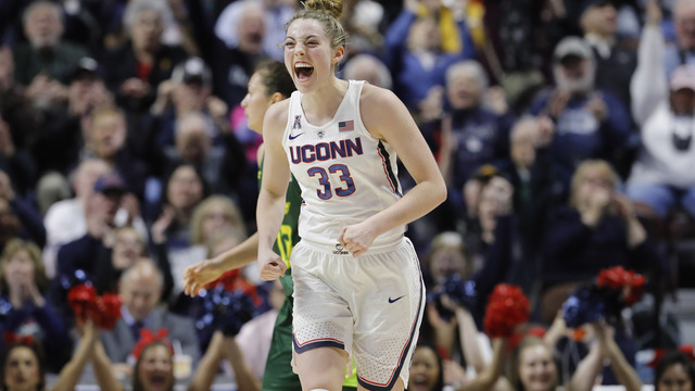 UConn's Samuelson breaks women's 3-point record with 10-for-10 night
