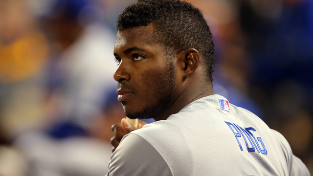 Report: Puig's home burglarized, $500K in jewelry stolen