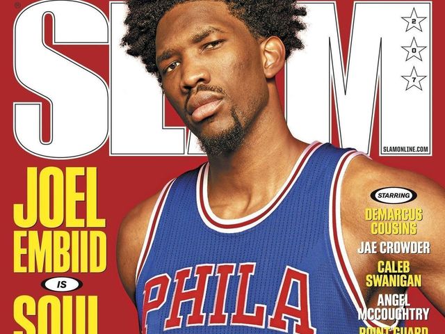 Embiid recreates Iverson's iconic SLAM cover