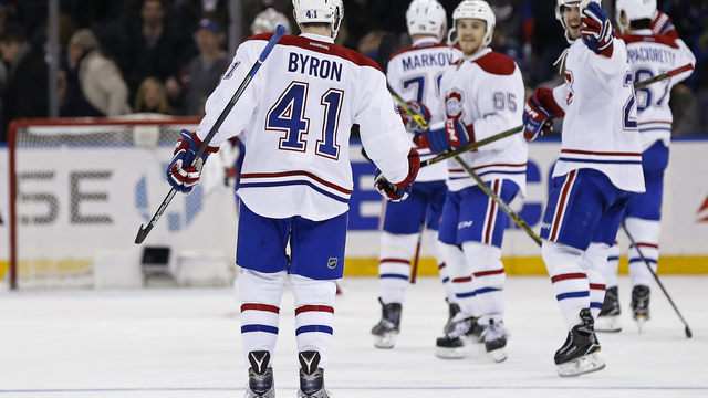 Watch: Byron's OT deflection extends Canadiens' win streak to 6