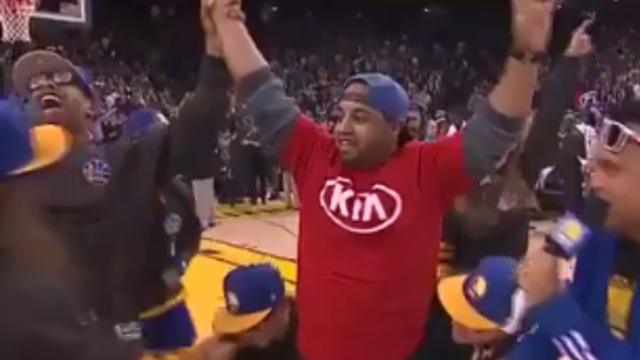 Watch: Warriors fan drains four 3s in 30 seconds to win new car