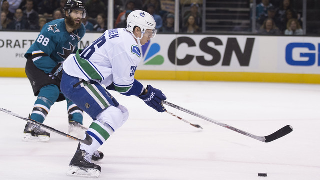Hansen likely to debut on Sharks' top line vs. Capitals