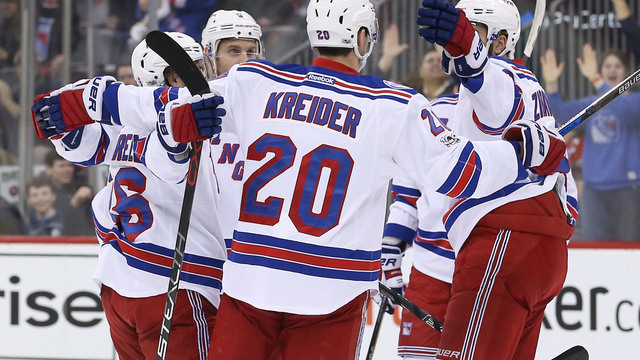 Watch: Kreider's early tally ends Rangers' woeful power-play skid