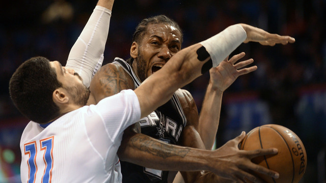 Spurs' Leonard placed in concussion protocol, out vs. Warriors